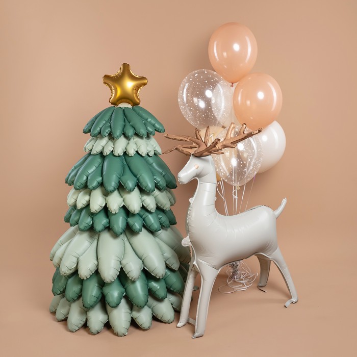 Шар фигура Олень бежевый