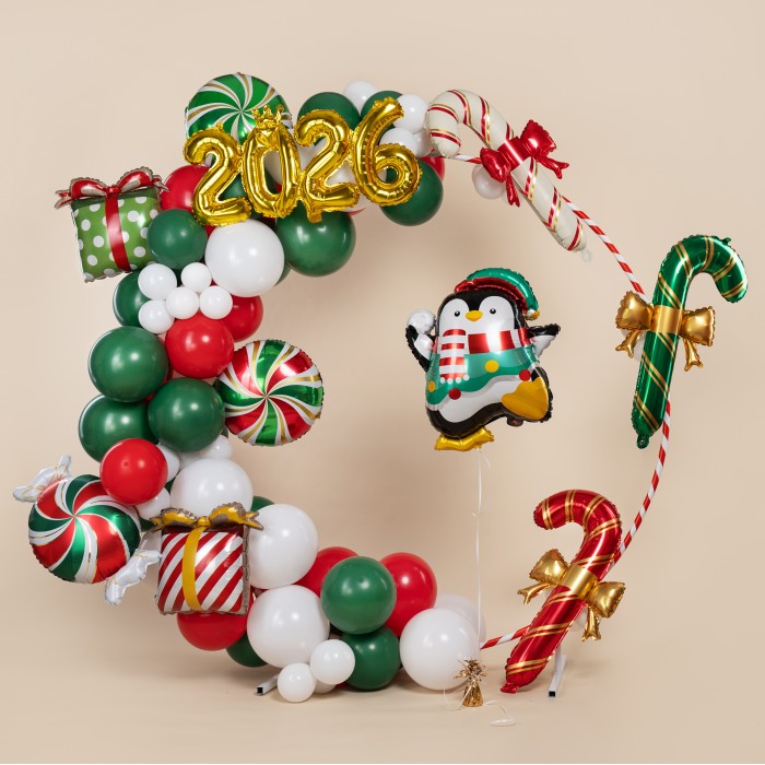 Шар фигура Пингвин со снежком