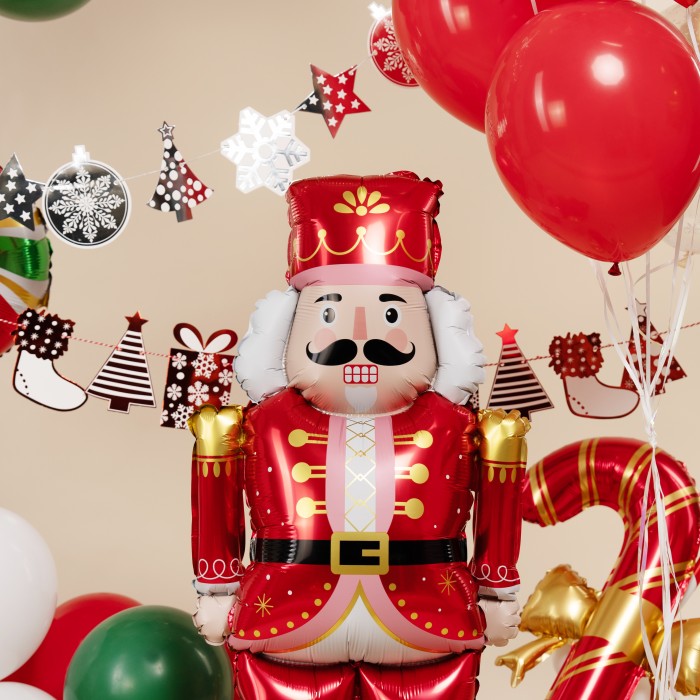 Шар фигура Щелкунчик красный