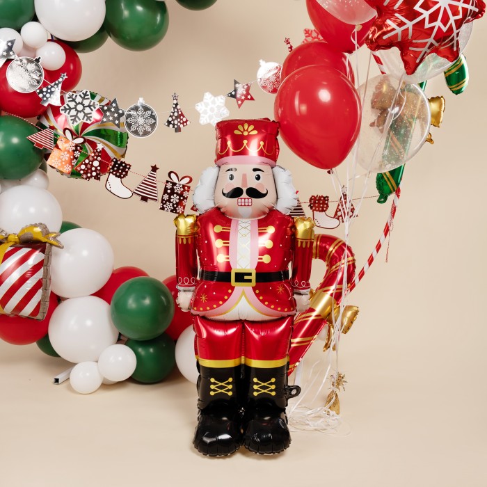 Шар фигура Щелкунчик красный