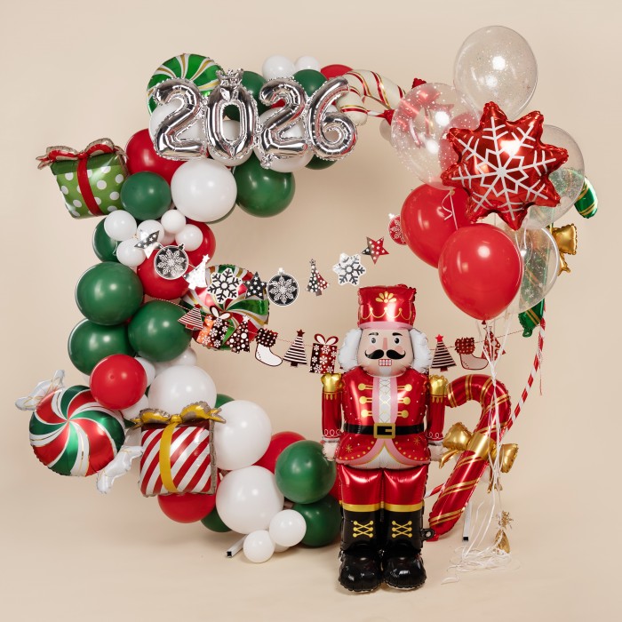 Шар фигура Щелкунчик красный