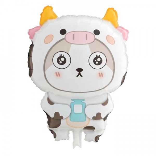 Шар фигура Кошка в костюме коровы