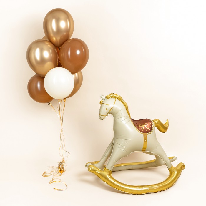 Шар фигура лошадка качалка