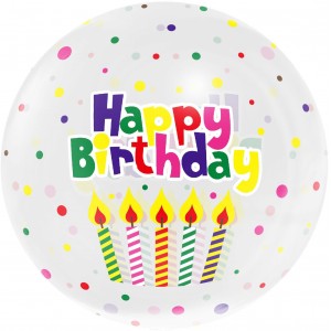 Шар круг Deco Bubble, Яркий ДР