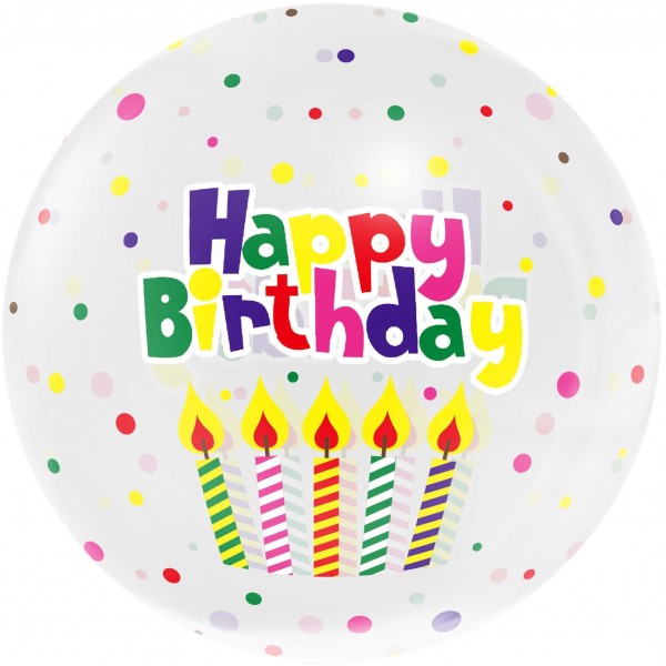 Шар круг Deco Bubble, Яркий ДР