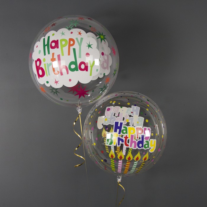 Шар круг Deco Bubble, Яркий ДР