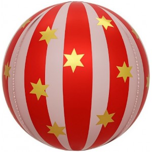 Шар сфера Новогодний шар (красный)