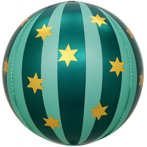 Шар сфера Новогодний шар (зеленый)