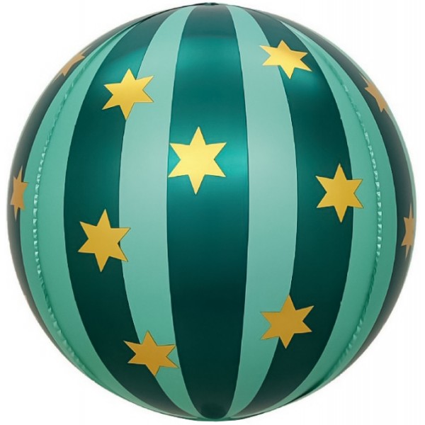 Шар сфера Новогодний шар (зеленый)