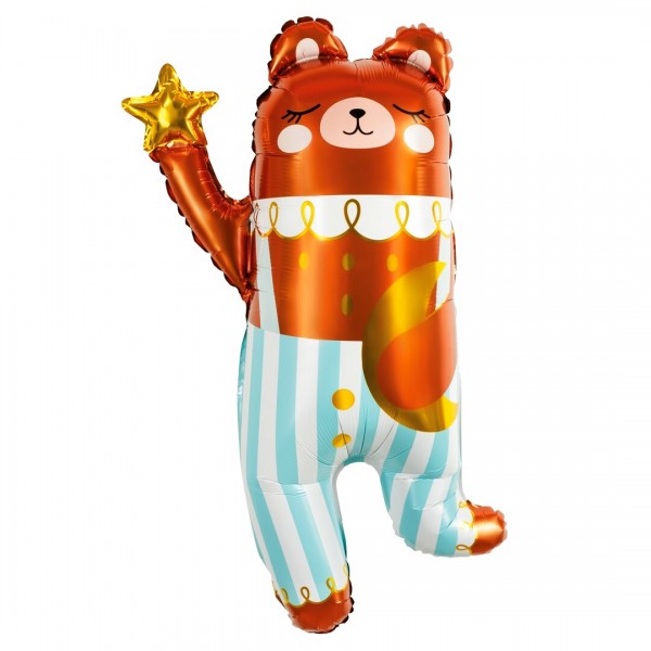 Шар фигура Мишка со звездочкой