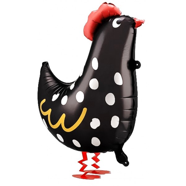 Шар Ходячая Фигура  курица черная