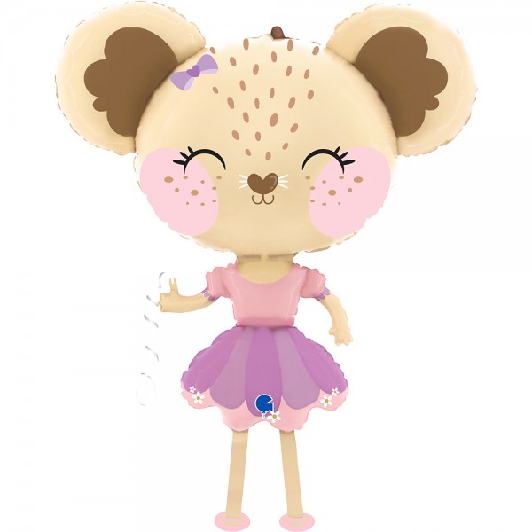 Шар ходячая фигура Мышка балерина