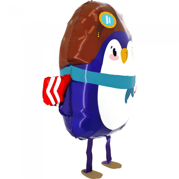 Шар Ходячая Фигура  пингвиненок летчик