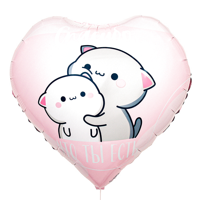 Шар сердце Спасибо что ты есть