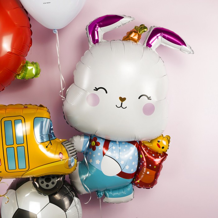 Шар Фигура Зайка с рюкзачком