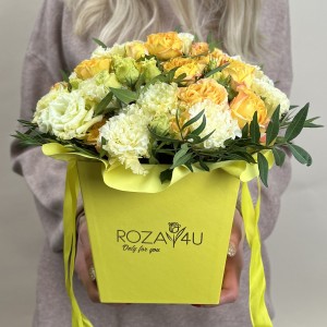 Букет дня в коробке Свежесть