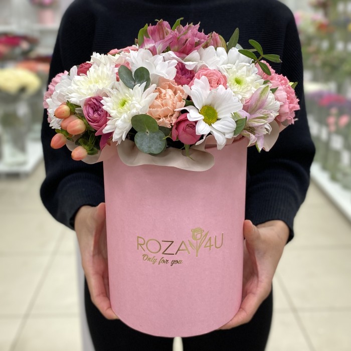 Коробка розовый MIX