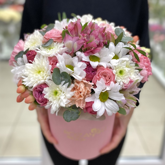 Коробка розовый MIX