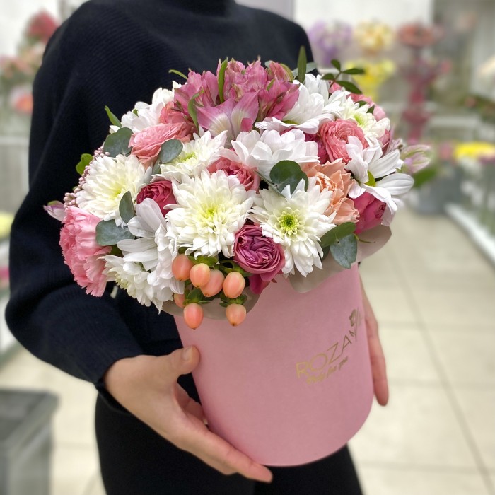 Коробка розовый MIX