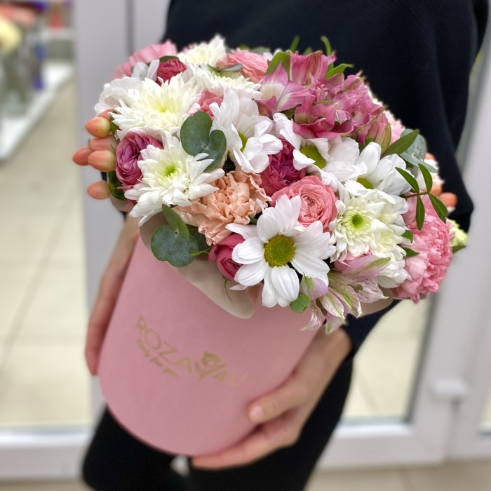 Коробка розовый MIX