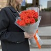 15 оранжевых роз Вау 40 см