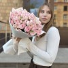 25 кустовых пионовидных роз Мансфилд Пинк Парк 50 см