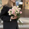 5 кустовые пионовидные розы Джелатто 50 см