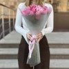 9 кустовых пионовидных роз Сильва Пинк 60 см