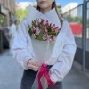 Букет из 3 малиновых альстромерий