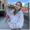 Букет из 5 малиновых альстромерий