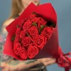 15 красных роз Эль Торо 40 см