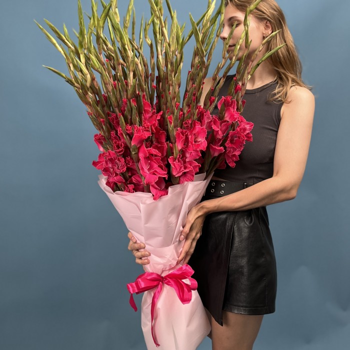 51 малиновый гладиолус