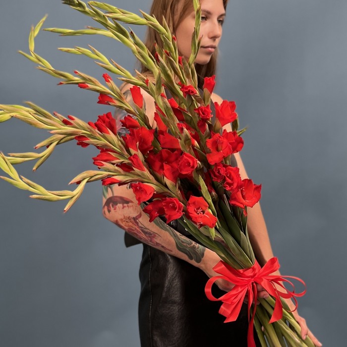 Гладиолус красный