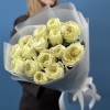 15 роз Белая Майра Вайт 60 см