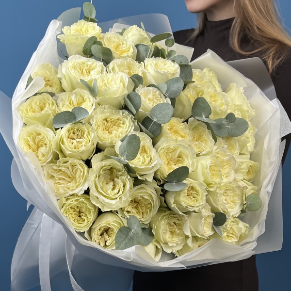 51 роза Белая Майра Вайт 60 см