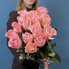 15 розовых роз Лучиано 60 см