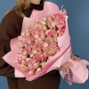 51 кустовая розовая роза Динара 40 см