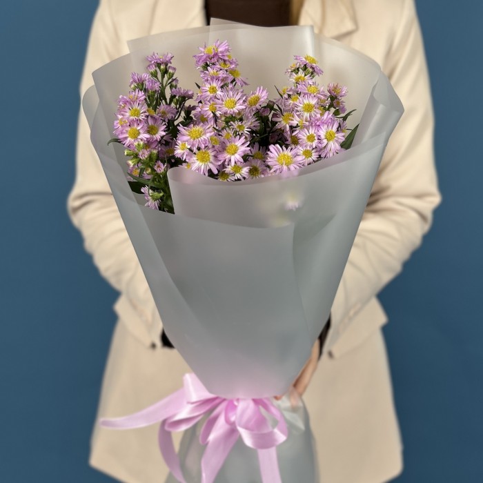 15 розовых астер