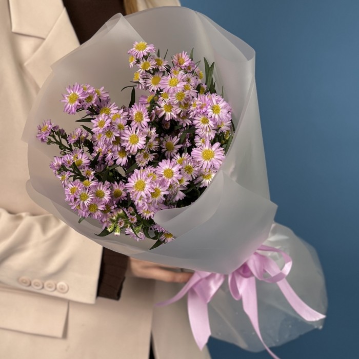 15 розовых астер