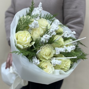 Букет дня с розами Сказка