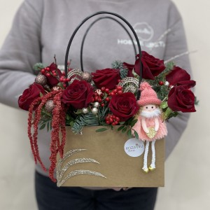 Букет дня в коробке Стильный Сюрприз