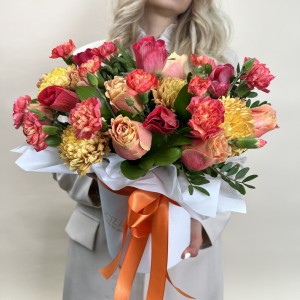 Букет дня в коробке Облако Нежности