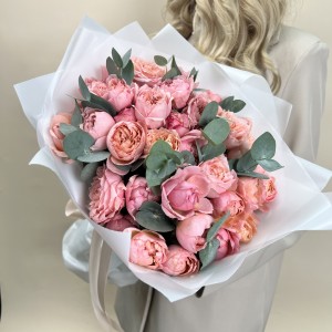 Букет дня с розами Романтичный вечер