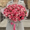 25 кустовых роз Файрворкс 50 см