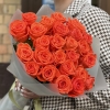 25 оранжевых роз Вау 60 см