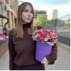 7 кустовых роз Файрфоркс в коробке