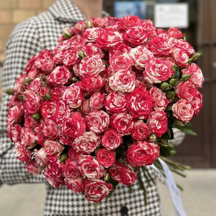 Кустовая Роза Файрворкс 40 см