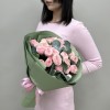 5 розовых кустовых пионовидных роз Свит Жизель 40 см