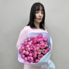 15 кустовых пионовидных роз Жизель 40 см