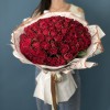 101 красная Роза на Серебряную свадьбу